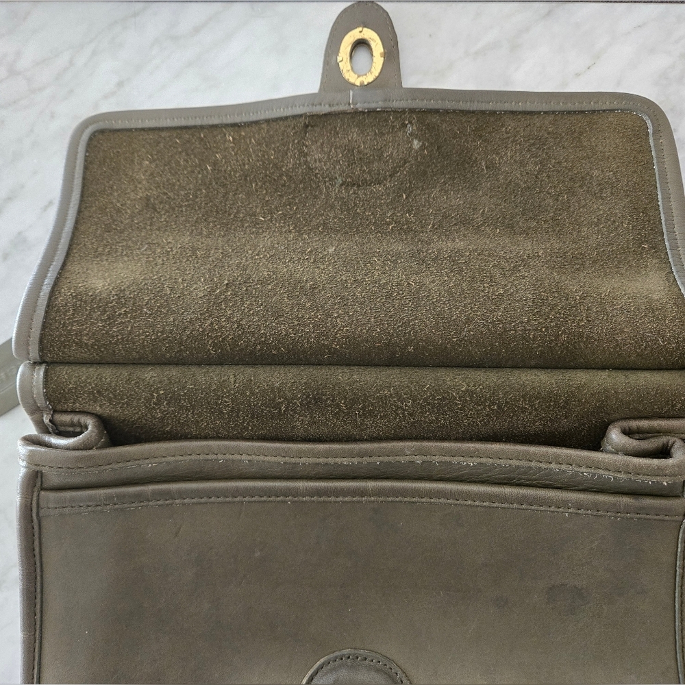 Coach 9927 Willis Green Loden Olive Bag Purse Crossbody Vintage Hangtag - Picture 10 of 16